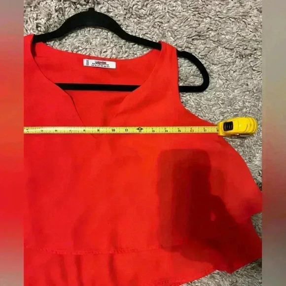 Vibrant red tank size XXS (S127) - Picture 6 of 6